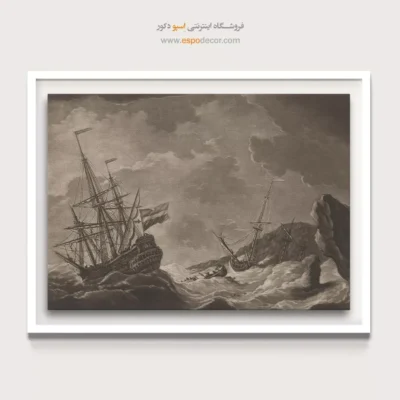 تابلو نقاشی کشتی - اسپو دکور