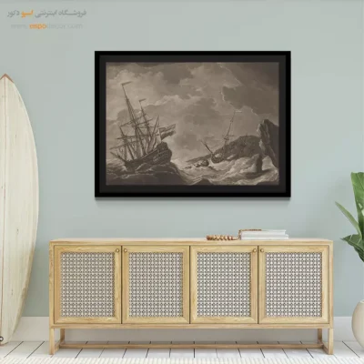 تابلو نقاشی کشتی - اسپو دکور