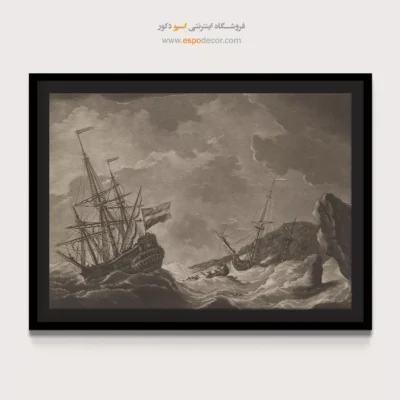 تابلو نقاشی کشتی - اسپو دکور