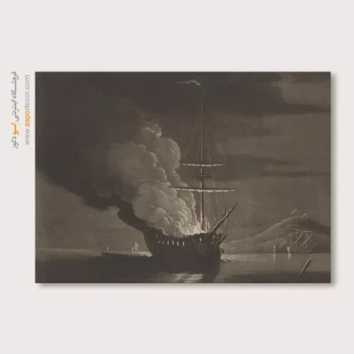 تابلو نقاشی کشتی - اسپو دکور