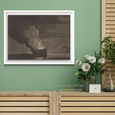 تابلو نقاشی کشتی - اسپو دکور