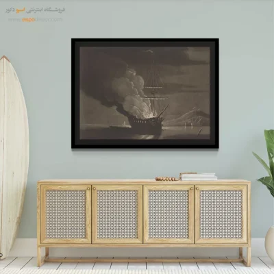 تابلو نقاشی کشتی - اسپو دکور