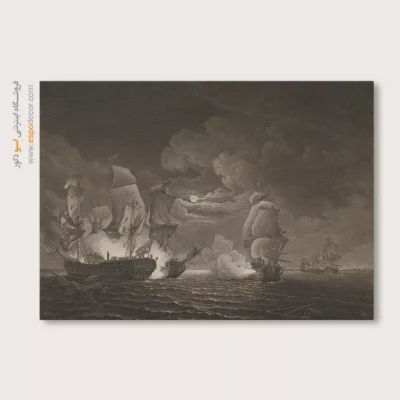 تابلو نقاشی کشتی - اسپو دکور