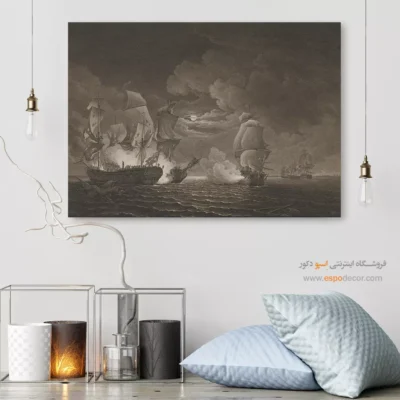 تابلو نقاشی کشتی - اسپو دکور