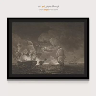 تابلو نقاشی کشتی - اسپو دکور