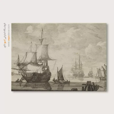 تابلو نقاشی کشتی - اسپو دکور