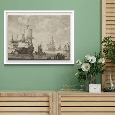 تابلو نقاشی کشتی - اسپو دکور