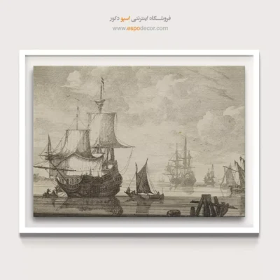 تابلو نقاشی کشتی - اسپو دکور