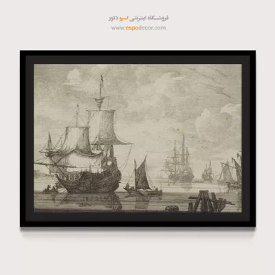 تابلو نقاشی کشتی - اسپو دکور