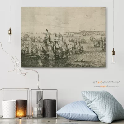 تابلو نقاشی کشتی - اسپو دکور