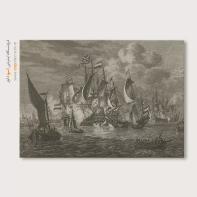 تابلو نقاشی کشتی - اسپو دکور