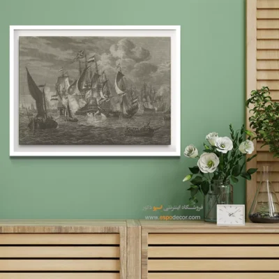 تابلو نقاشی کشتی - اسپو دکور