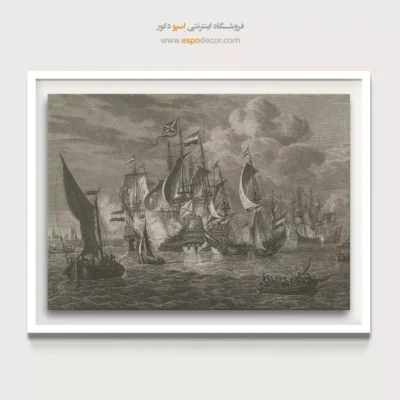 تابلو نقاشی کشتی - اسپو دکور