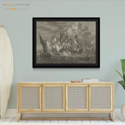 تابلو نقاشی کشتی - اسپو دکور