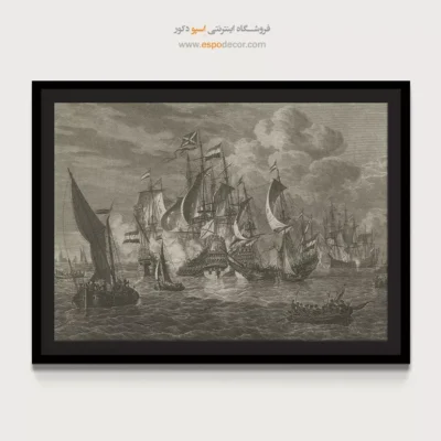 تابلو نقاشی کشتی - اسپو دکور