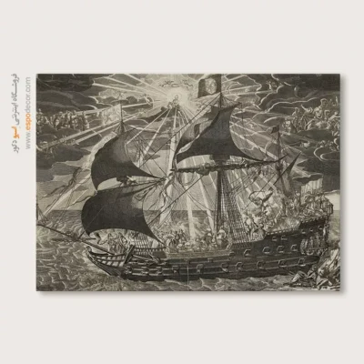 تابلو نقاشی کشتی - اسپو دکور