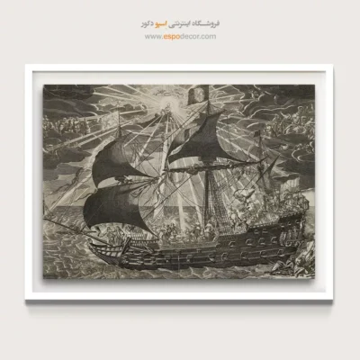 تابلو نقاشی کشتی - اسپو دکور