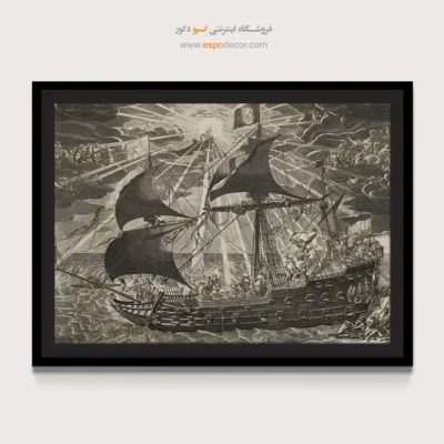 تابلو نقاشی کشتی - اسپو دکور