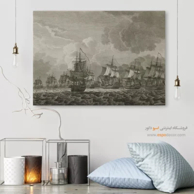 تابلو نقاشی کشتی - اسپو دکور