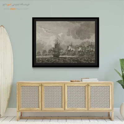 تابلو نقاشی کشتی - اسپو دکور