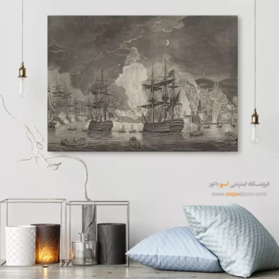 تابلو نقاشی کشتی - اسپو دکور