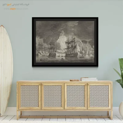 تابلو نقاشی کشتی - اسپو دکور