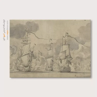 تابلو نقاشی کشتی - اسپو دکور