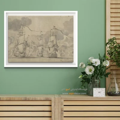 تابلو نقاشی کشتی - اسپو دکور
