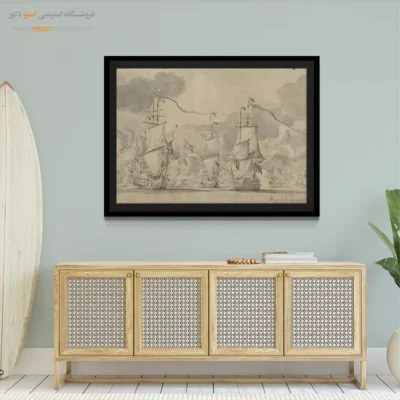 تابلو نقاشی کشتی - اسپو دکور