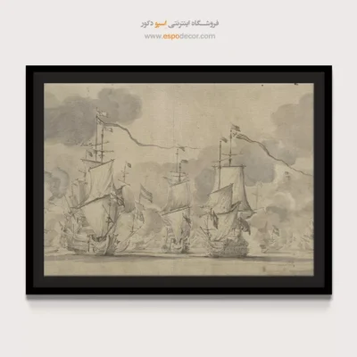 تابلو نقاشی کشتی - اسپو دکور