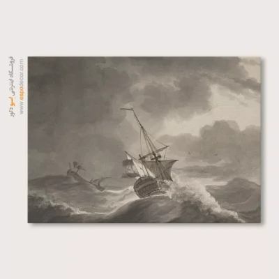 تابلو نقاشی کشتی - اسپو دکور