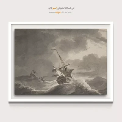 تابلو نقاشی کشتی - اسپو دکور