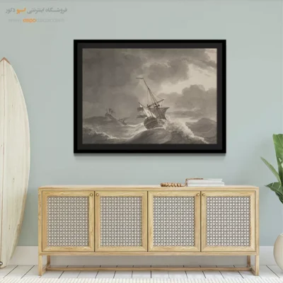 تابلو نقاشی کشتی - اسپو دکور
