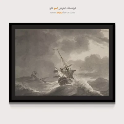تابلو نقاشی کشتی - اسپو دکور