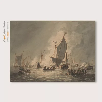 تابلو نقاشی کشتی - اسپو دکور