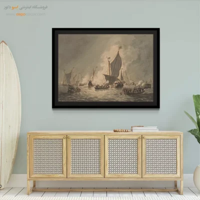 تابلو نقاشی کشتی - اسپو دکور
