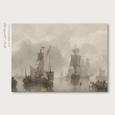 تابلو نقاشی کشتی - اسپو دکور