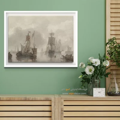 تابلو نقاشی کشتی - اسپو دکور