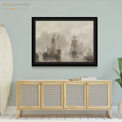 تابلو نقاشی کشتی - اسپو دکور