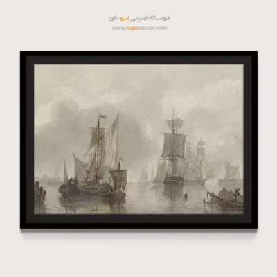 تابلو نقاشی کشتی - اسپو دکور
