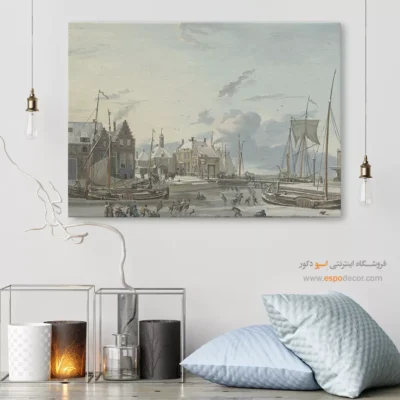 تابلو نقاشی کشتی - اسپو دکور