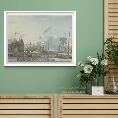 تابلو نقاشی کشتی - اسپو دکور