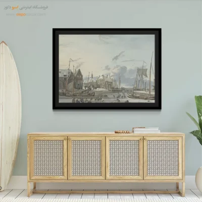 تابلو نقاشی کشتی - اسپو دکور