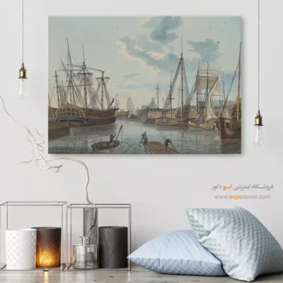 تابلو نقاشی کشتی - اسپو دکور