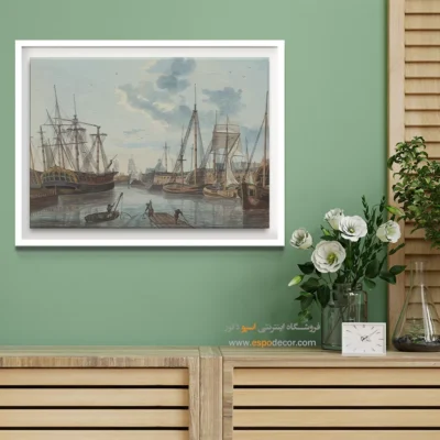 تابلو نقاشی کشتی - اسپو دکور