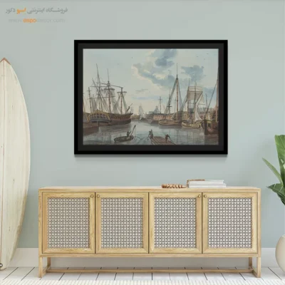 تابلو نقاشی کشتی - اسپو دکور