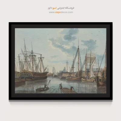 تابلو نقاشی کشتی - اسپو دکور