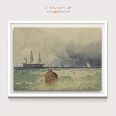 تابلو نقاشی کشتی - اسپو دکور