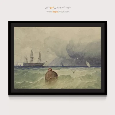 تابلو نقاشی کشتی - اسپو دکور