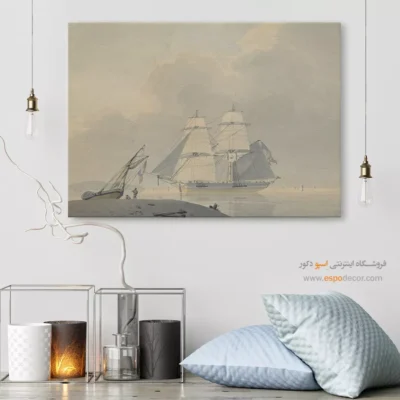 تابلو نقاشی کشتی - اسپو دکور